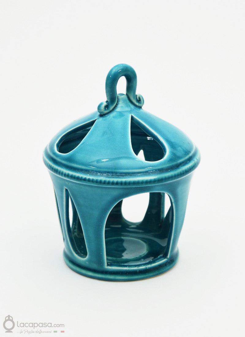VEGA - Porta candela bomboniera ceramica Lacapasa.com